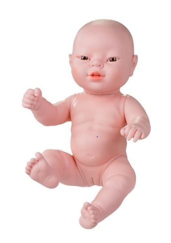 babypop zonder kleren Newborn Aziatisch 30 cm meisje