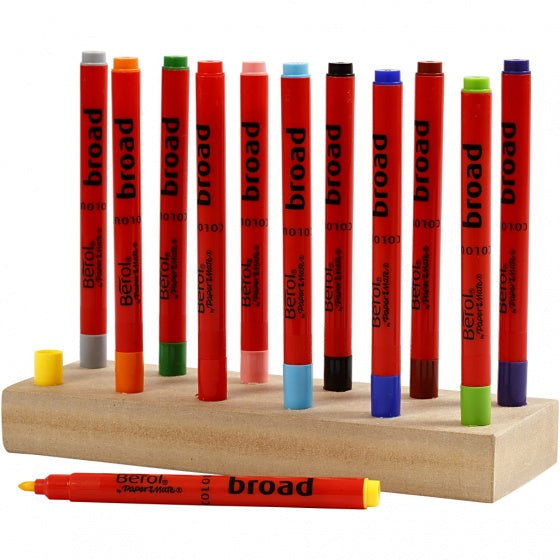 stiften Colourbroad 12 stuks multicolor