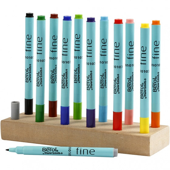 stiften Colourfine 12 stuks multicolor