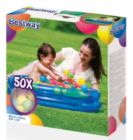 opblaasbad 91 cm met 50 ballen