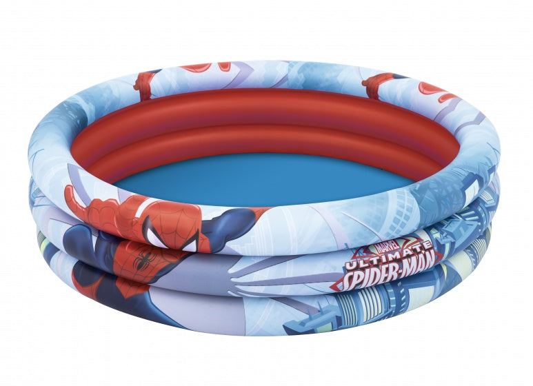 opblaaszwembad Spider-Man 122 x 30 cm blauw/rood