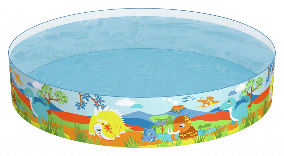 opzetzwembad dinosaurussen 183 x 38 cm multicolor
