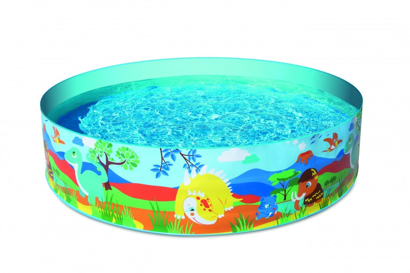 opzetzwembad dinosaurussen 183 x 38 cm multicolor