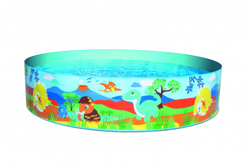 opzetzwembad dinosaurussen 183 x 38 cm multicolor