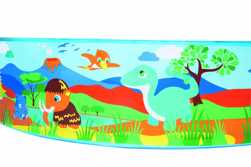 opzetzwembad dinosaurussen 183 x 38 cm multicolor