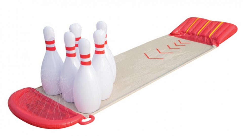 waterglijbaan met kegels H2O Go! 550 cm rood 8-delig