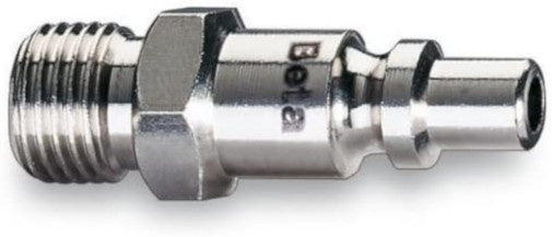 insteeknippel 1916I staal italiaans 3/8 inch zilver