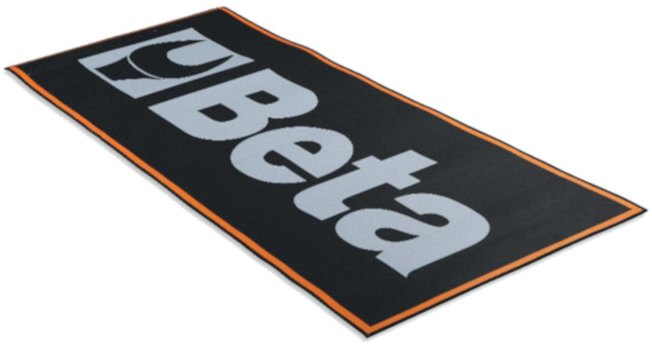 werkplaatsmat 9562P2 200 x 80 cm polyester/rubber zwart