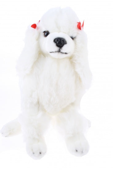 Knuffelhond poedel wit 30 cm