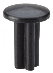 afsluitdop 4 mm zwart 100 stuks