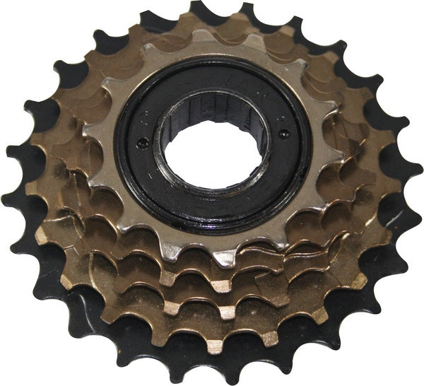 freewheel 5S 14-28T 1/2 x 1/8 inch staal zwart