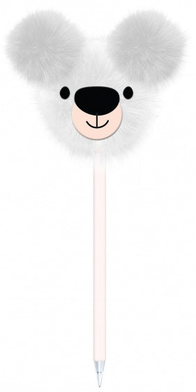 balpen Happy Zoo Bear Family ijsbeer wit