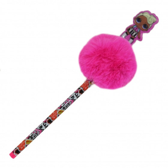 pen met pompom L.O.L. Surprise roze