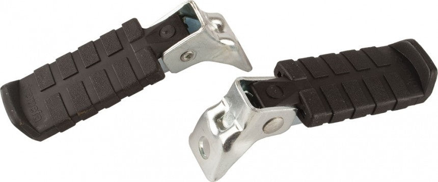 voetsteunen 1117S bromfiets 12 cm zwart per stel