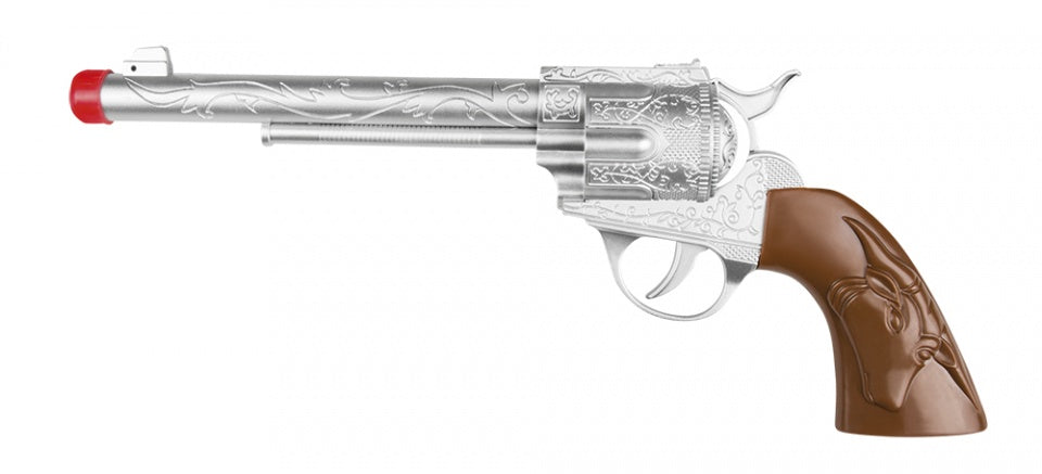 pistool sheriff zilver 30 cm