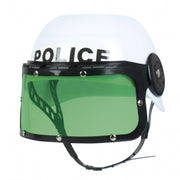 politiehelm jongen wit/groen