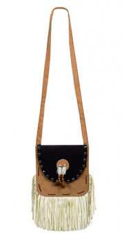 schoudertas indianen bruin 19 cm