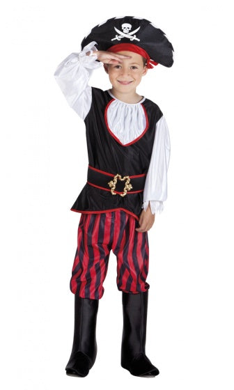 kinderkostuum piraat Tom maat 128/140