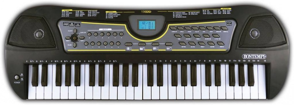digitaal keyboard en tas 49 toetsen zwart