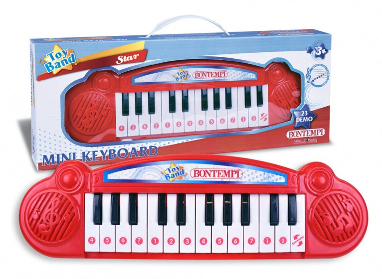 mini-keyboard Toy Band Star 24 toetsen rood 35 cm