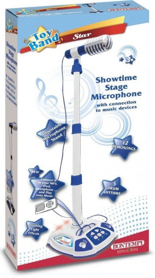 Toyband Showtime microfoon blauw/wit