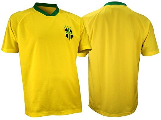 Voetbalshirt thuis senior geel maat M