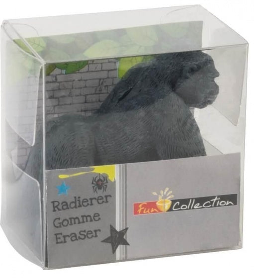 gum Animal gorilla 10 x 7 cm junior zwart