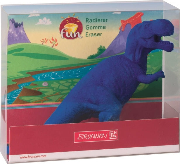 gum Dino XXL 13 x 9 cm junior blauw