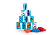 blikgooien 13-delig blauw