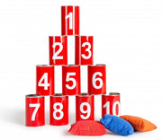 blikgooien 13-delig rood