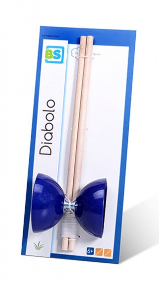 diabolo 10 cm donkerblauw