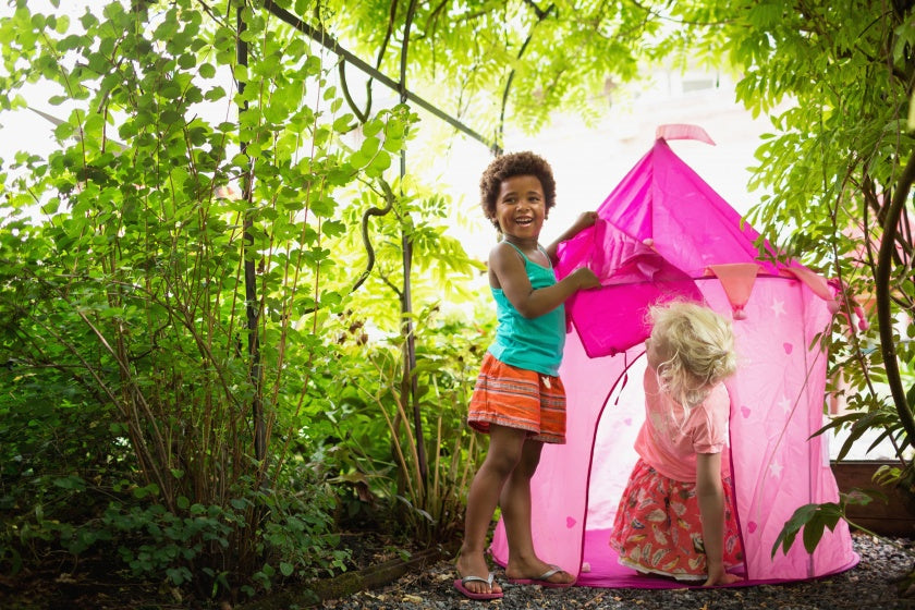speeltent prinses Ø105 cm roze