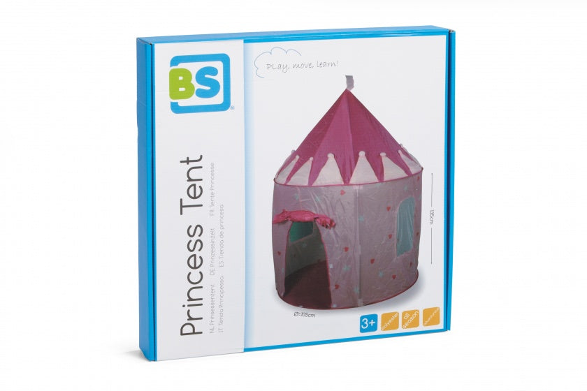speeltent prinses Ø105 cm roze