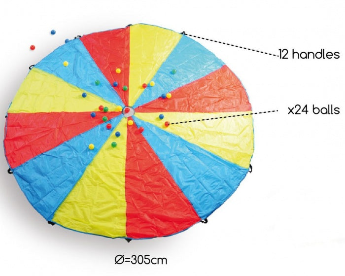 vangspel parachute 305 cm multicolor