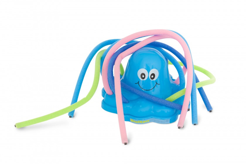 watersproeier octopus 20 cm blauw