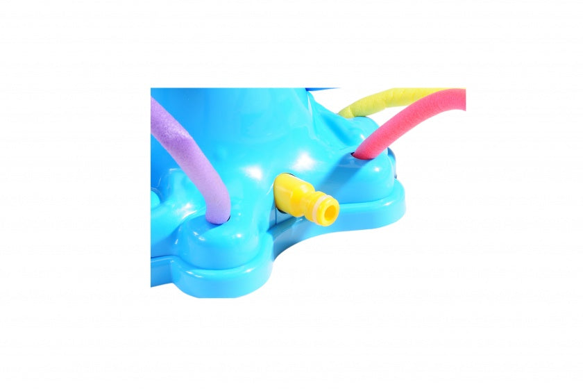 watersproeier octopus 20 cm blauw