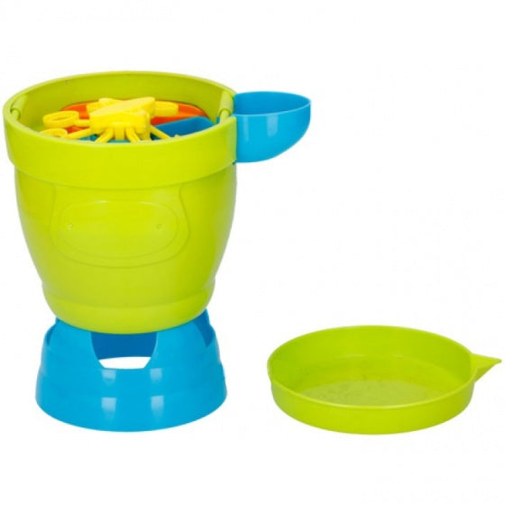 Bellenblaasmachine groen 18 cm