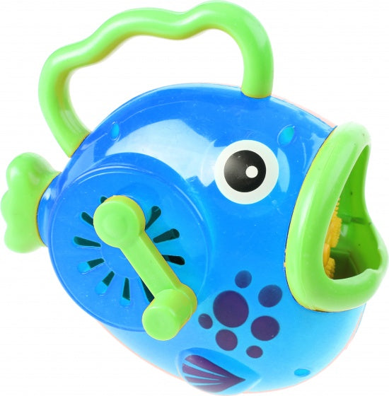 bellenblaasmachine vis 14 cm blauw