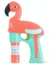 bellenblaaspistool flamingo licht en geluid 23 cm roze