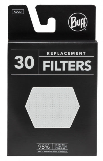 filters voor mondkapje katoen 3-laags wit 30 stuks