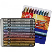 Neocolor I caran d'Ache Neocolor metallic waskrijten 10 stuks