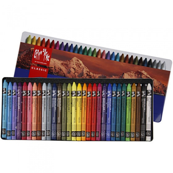 waskrijt multicolor 10 cm 30 stuks