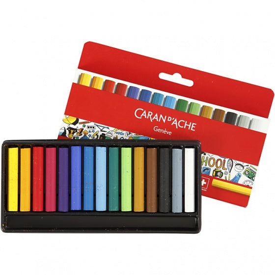 waskrijt multicolor 5 cm 15 stuks