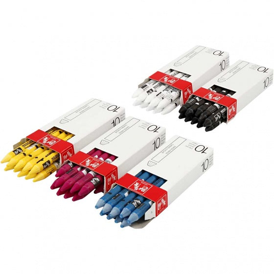waskrijt Neocolor II multicolor 50 stuks