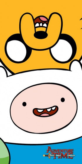 strandlaken Adventure Time junior 70 x 140 cm