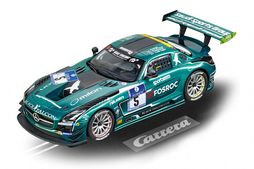 Digital 124 racebaanauto Mercedes-Benz SLS 1:24 groen