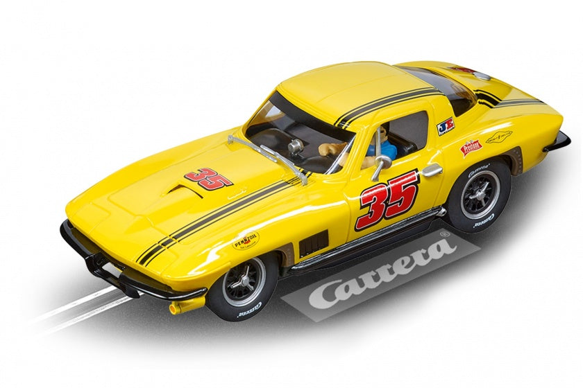 Evolution racebaanauto Chevrolet Corvette 1:32 geel