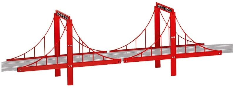 Go brug kunststof rood