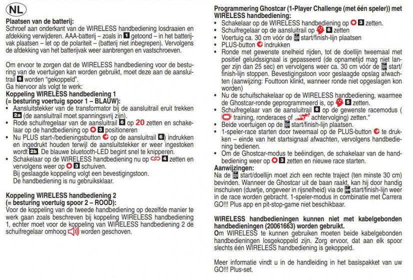 GO! Plus elektronische snelheidsregelaar draadloos rood