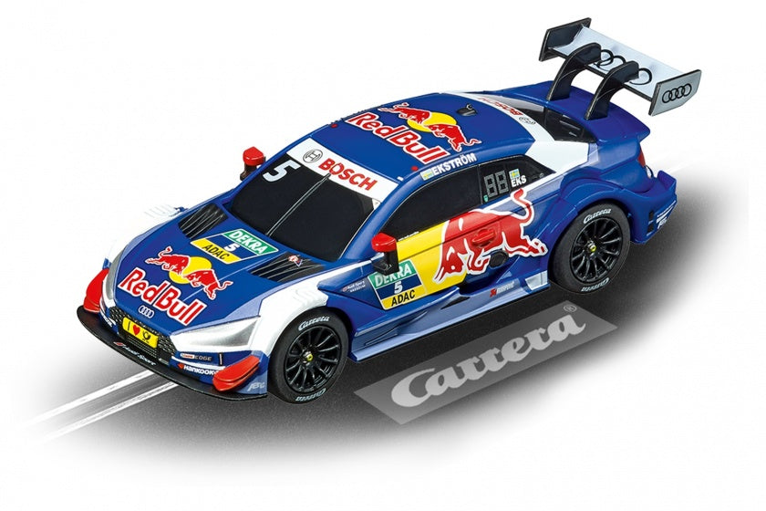 GO! racebaanauto Audi RS5 DTM 1:43 blauw